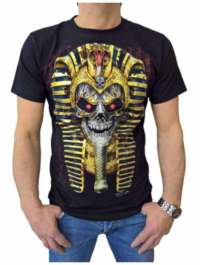 T-Shirt Pharao Skull (Glow in the Dark)