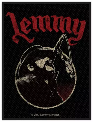 Aufnäher Lemmy Microphone Patch