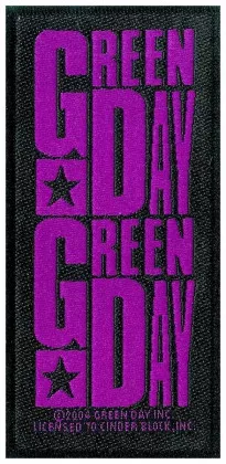 Aufnäher Green Day Purple Logo Patch