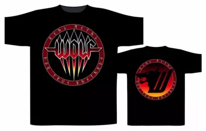 Wolf Real Metal For True Bastards T Shirt