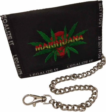 Marihuana Black Wallet