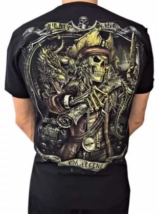 T-Shirt Legendärer Piratenkönig (Glow in the Dark)