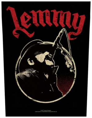 Rückenaufnäher Lemmy Microphone