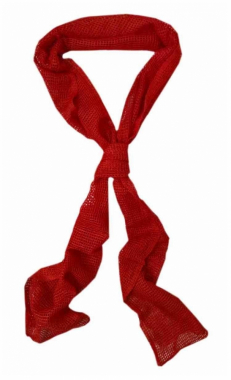 Red Rayon Scarf