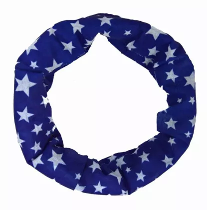 Multifunktions Bandana Sterne Blau