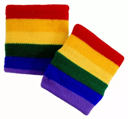 Regenbogen Schweißband