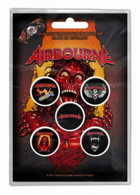 Button Pack - Airbourne Breakin Outta Hell