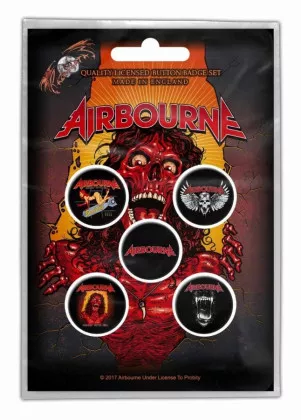 Button Pack - Airbourne Breakin Outta Hell