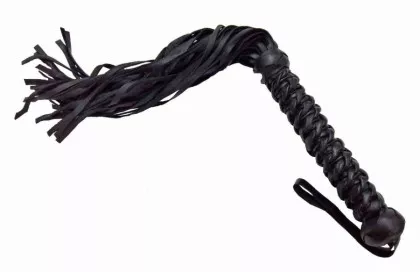 Schwarzer Riemen Flogger