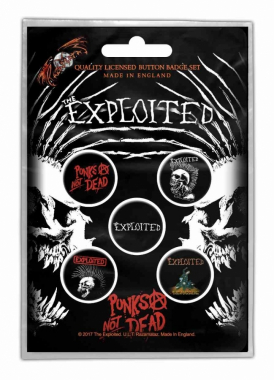 Button Pack - The Exploited Punks Not Dead