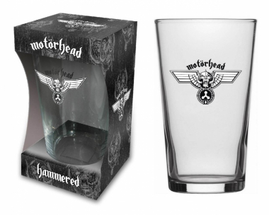 Drinking Glass Motörhead Hammered