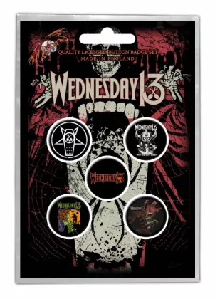 Button Pack Wednesday 13 Condolences
