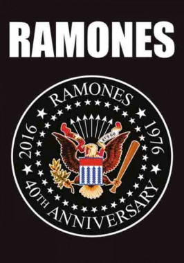 Posterfahne Ramones 40th Anniversary