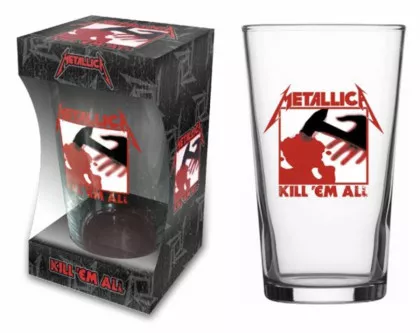 Metallica Trinkglas Kill ´em all