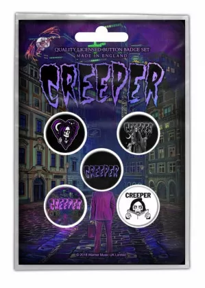 Button Set - Creeper Eternity