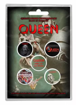 Button Set - Queen News of the World