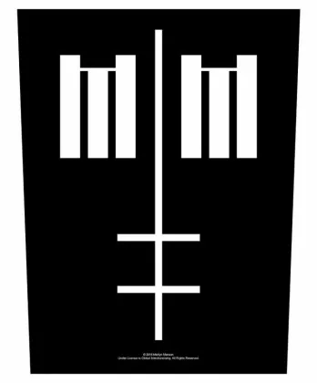 Marilyn Manson Rückenaufnäher Cross Logo