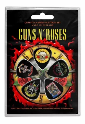 Guitar Pick Pack Guns N Roses Bullett Logo
