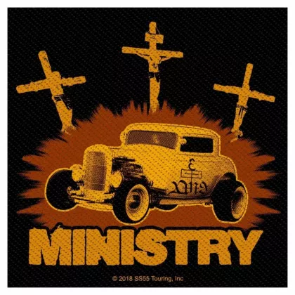 Ministry Aufnäher Jesus built my Hotrod
