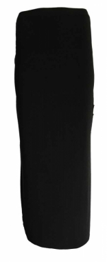 Long black Skirt with big legslits on the Side