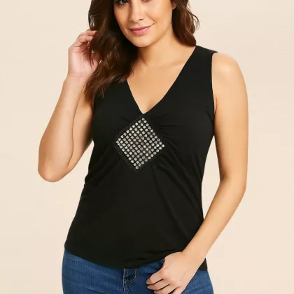 Oberteil Glitzer Damen