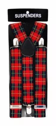Tartan Suspenders
