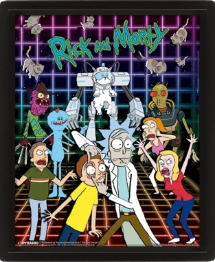 Rick and Morty 3D Lenticular Poster