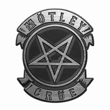 Motley Crue Pin Pentagram