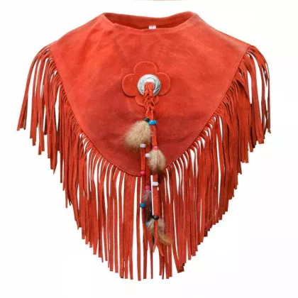 Damen Western Poncho