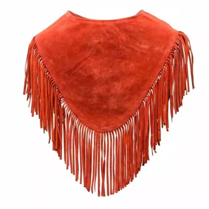 Damen Western Poncho