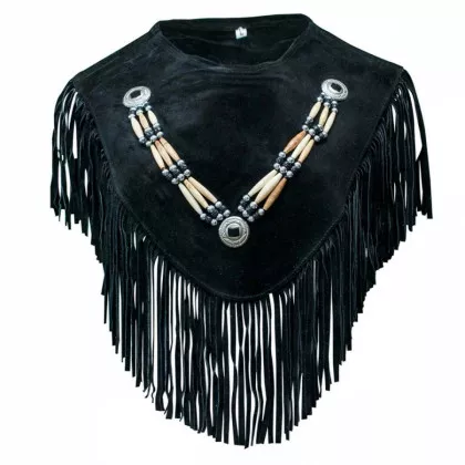 Lederweste im Indianerstil