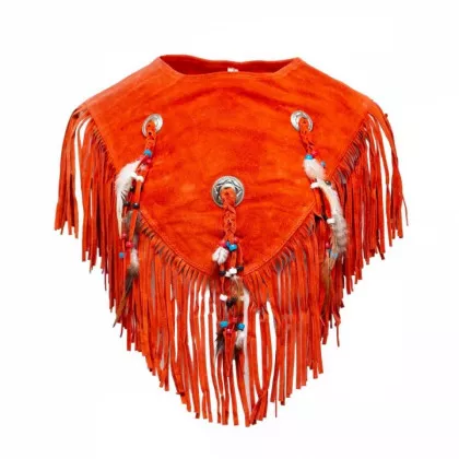 Lederponcho für Frauen