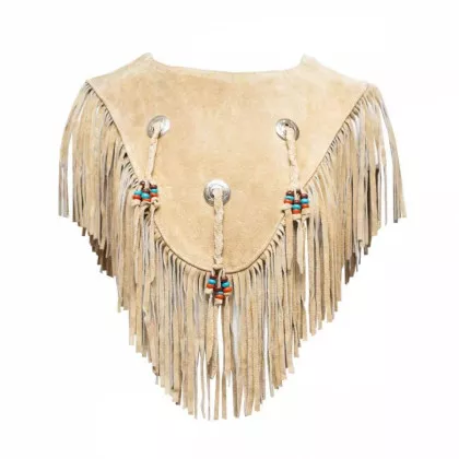 Damen Fransenponcho