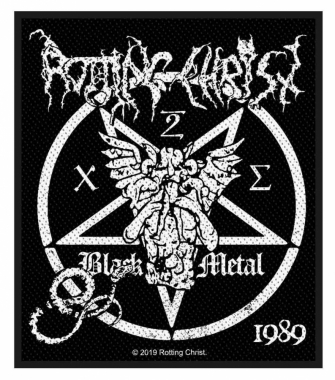 Rotting Christ Black Metal Woven Patch