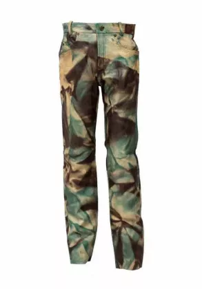 Damen Bikerhose aus echtem Leder