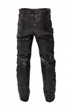 Herren Bikerhose aus echtem Leder