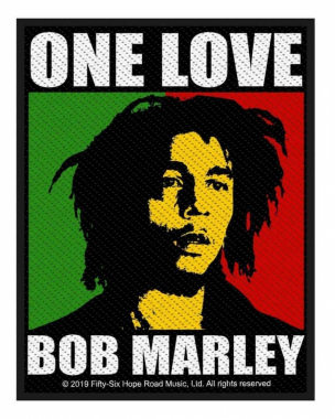 Bob Marley One Love Woven Patch