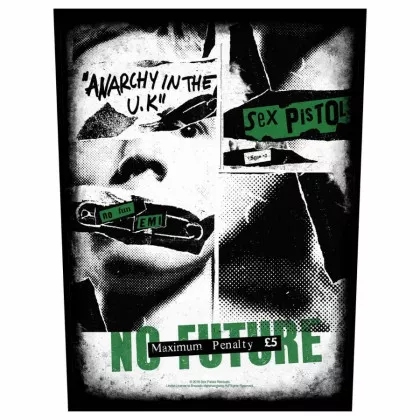 Sex Pistols Rückenaufnäher No Future