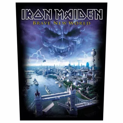 Iron Maiden Rückenaufnäher Brave new world