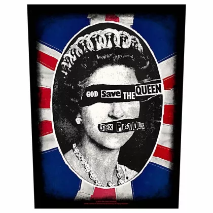 Sex Pistols Rückenaufnäher God save the queen