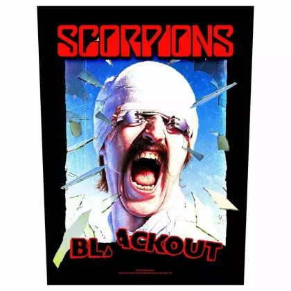Scorpions Rückenaufnäher Blackout