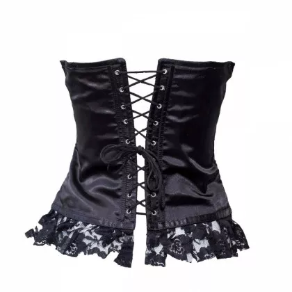 Damen Vollbrust Corsage mit Spitze