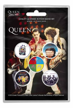 Button Badge Pack - Queen - Later Albums