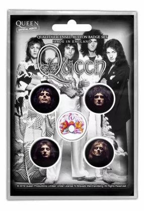 Button Badge Pack - Queen - Later Albums