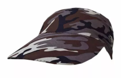 Sonnenschirm Cap Braunes Camouflage