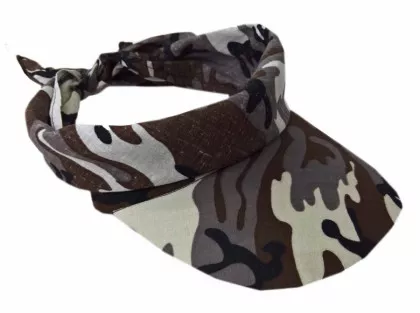 Sonnenschirm Cap Braunes Camouflage