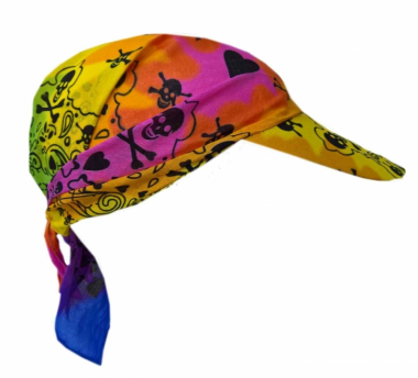 Regenbogen Totenkopf Muster Sonnenschirm Cap
