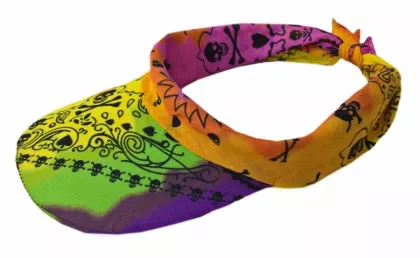 Regenbogen Totenkopf Muster Sonnenschirm Cap