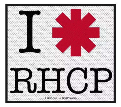 Red Hot Chili Peppers I love RHCP Aufnäher