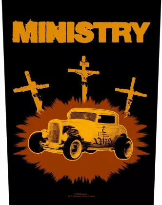Ministry Rückenaufnäher Jesus Built My Hotrod